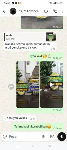 Testimonial Papan Bunga Pernikahan bumiwangi