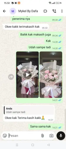 Testimonial Buket Bunga bumiwangi