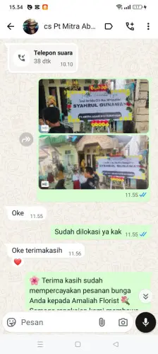 Testimonial Papan Bunga bumiwangi