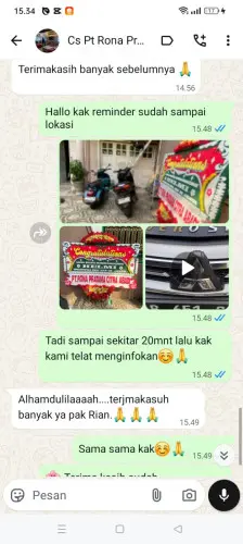 Testimonial Papan Bunga bumiwangi